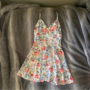 Floral Spaghetti Strap Dress